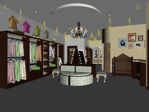 business - commercial - exhibition room - 9422 3D 모델