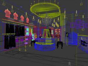 business - commercial - exhibition room - 9422 3D 모델