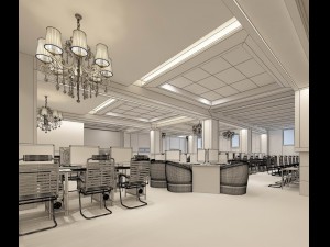 business - commercial - exhibition room - 9429 3D Model
