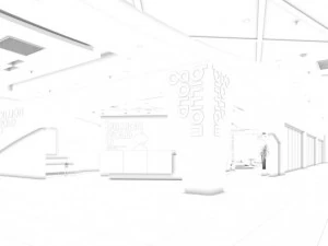 business - commercial - exhibition room - 9523 3D Model