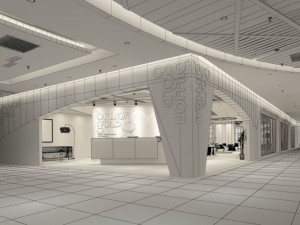 business - commercial - exhibition room - 9523 Model 3D
