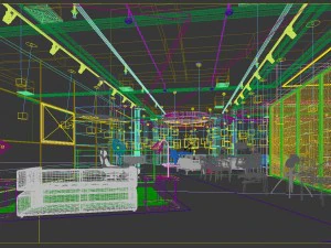 business - commercial - exhibition room - 9523 3D Model