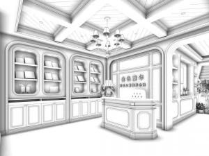business - shop - photo gallery - 9423 3D Model