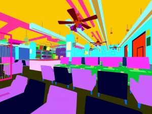 business - internet cafes - internet cafes - 9413 3D Model