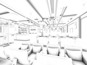 business - internet cafes - internet cafes - 9413 3D 模型