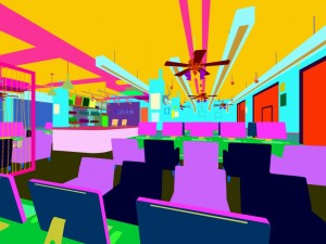 business - internet cafes - internet cafes - 9413 3D 模型