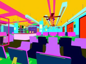 business - internet cafes - internet cafes - 9413 3D Model