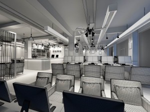 business - internet cafes - internet cafes - 9413 3D 模型