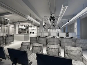 business - internet cafes - internet cafes - 9413 3D Model