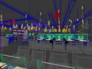 business - internet cafes - internet cafes - 9413 3D Model