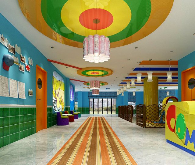 business - kindergarten - children - 9443 3D Model .c4d .max .obj .3ds .fbx .stl .blend 