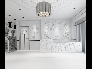 business - kindergarten - children - 9447 3D-Modell