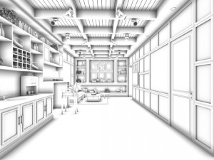 business - photography - exhibition hall - 9421 3D Model