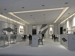 business - jewelry store 01 3D Model