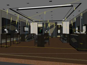 business - jewelry store 01 3D Model