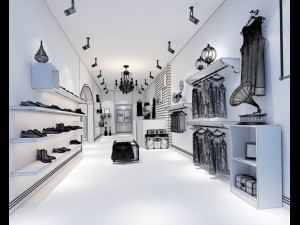 fashion - clothing store 36 3D Model