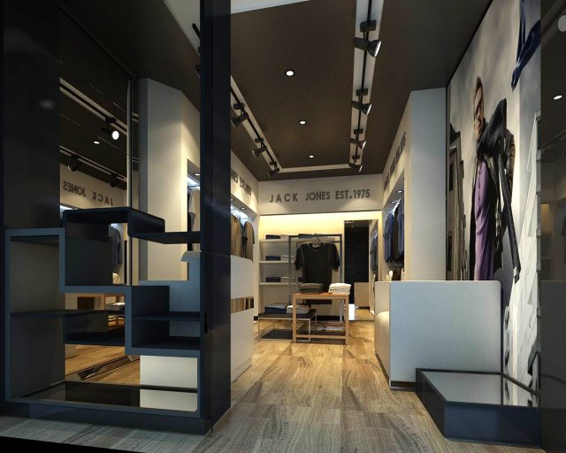 fashion clothes store 119 3D 模型 .c4d .max .obj .3ds .fbx .stl .blend 