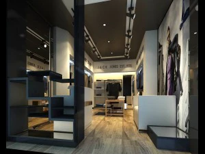 fashion clothes store 119 3D Model