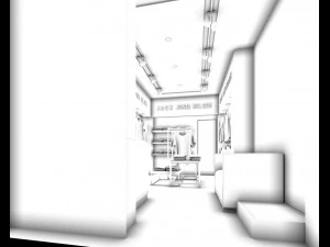 fashion clothes store 119 3D Model
