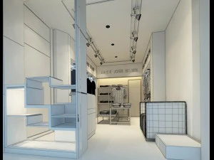 fashion clothes store 119 3D Model