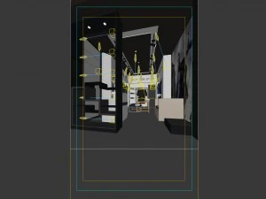 fashion clothes store 119 3D Model