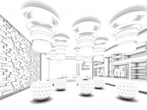 fashion clothes store 120 3D Model
