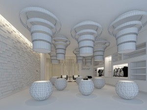 fashion clothes store 120 Modello 3D