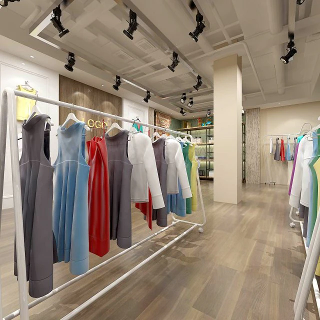 fashion clothing shop 122 3D Model .c4d .max .obj .3ds .fbx .stl .blend