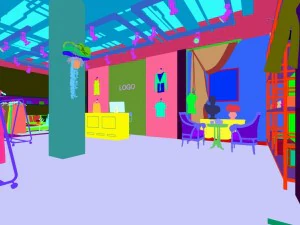 fashion clothing shop 122 3D Model