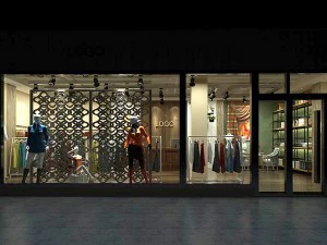 fashion clothing shop 122 3D Model