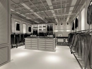 fashion clothing store 180 3D Model