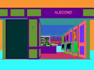 fashion clothing store 180 3D Model