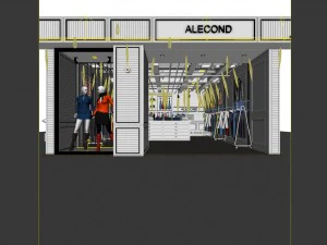fashion clothing store 180 3D Model