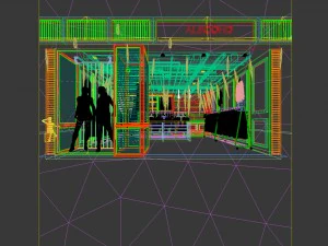 fashion clothing store 180 3D Model