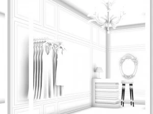 fashion - clothing store 689 3D Model