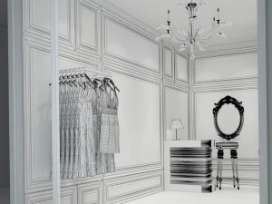 fashion - clothing store 689 3D Model