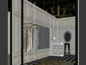 fashion - clothing store 689 3D Model