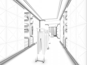 fashion clothing store 18 3D-Modell