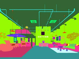 fashion - furniture sales hall 294 3D Model