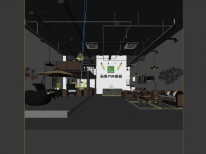 fashion - furniture sales hall 294 3D Model