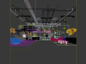 fashion - furniture sales hall 294 3D Model