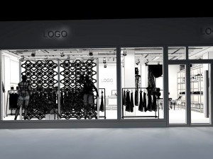 fashion - women clothing store 125 3D Model