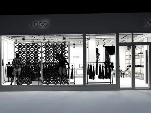 fashion - women clothing store 125 3D Model