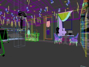 fashion - women clothing store 125 3D Model