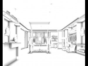 fashion - women clothing store 217 Modelo 3D