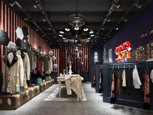 fashion - women clothing store 232 3D Model