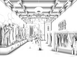 fashion - women clothing store 232 Modelo 3D