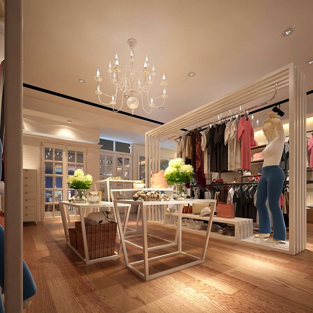 fashion - women clothing store 274 3D मॉडल .c4d .max .obj .3ds .fbx .stl .blend 