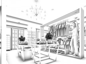 fashion - women clothing store 274 3D मॉडल