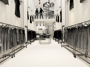 fashion - women clothing store 294 3D Модель